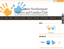 Tablet Screenshot of greaternewburyportfamilies.org